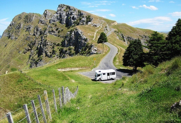 Mountain roads North Island New Zealand
