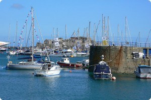 Boats in the harbour at St Peter Port Photo: Heatheronhertravels.com