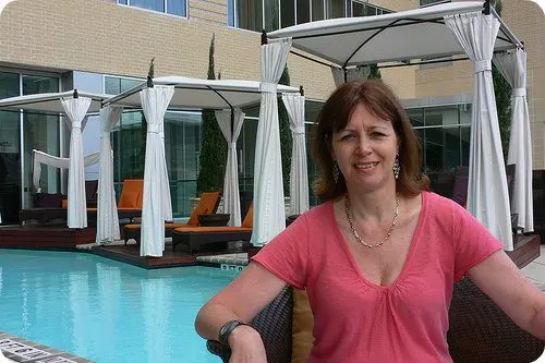 The rooftop pool at Hotel Sorella, City Centre, Houston Photo: Heatheronhertravels.com