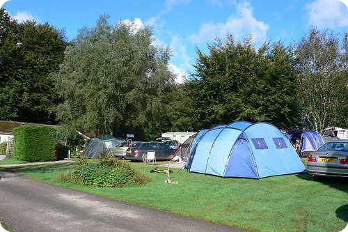 Camping at Woodovis Park, near Tavistock, Devon Photo: Heatheronhertravels.com