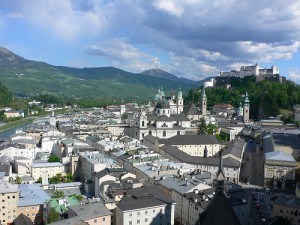 View from Museum der Moderne in Salzburg
