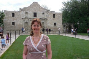 At the Alamo in San Antonio Photo: Heatheronhertravels.com