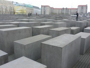 At the Holocaust memorial in Berlin Photo: Heatheronhertravels.com
