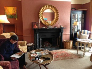 Sitting Room at Prince Hall Hotel, Dartmoor, Devon Photo: Heatheronhertravels.com