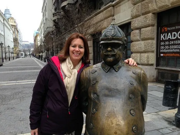 Hungarian Policeman in Budapest Photo: Heatheronhertravels.com