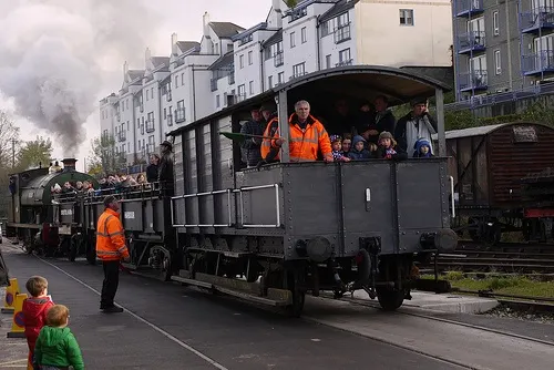 Steam train on Bristol Harbourside Photo: Heatheronhertravels.com