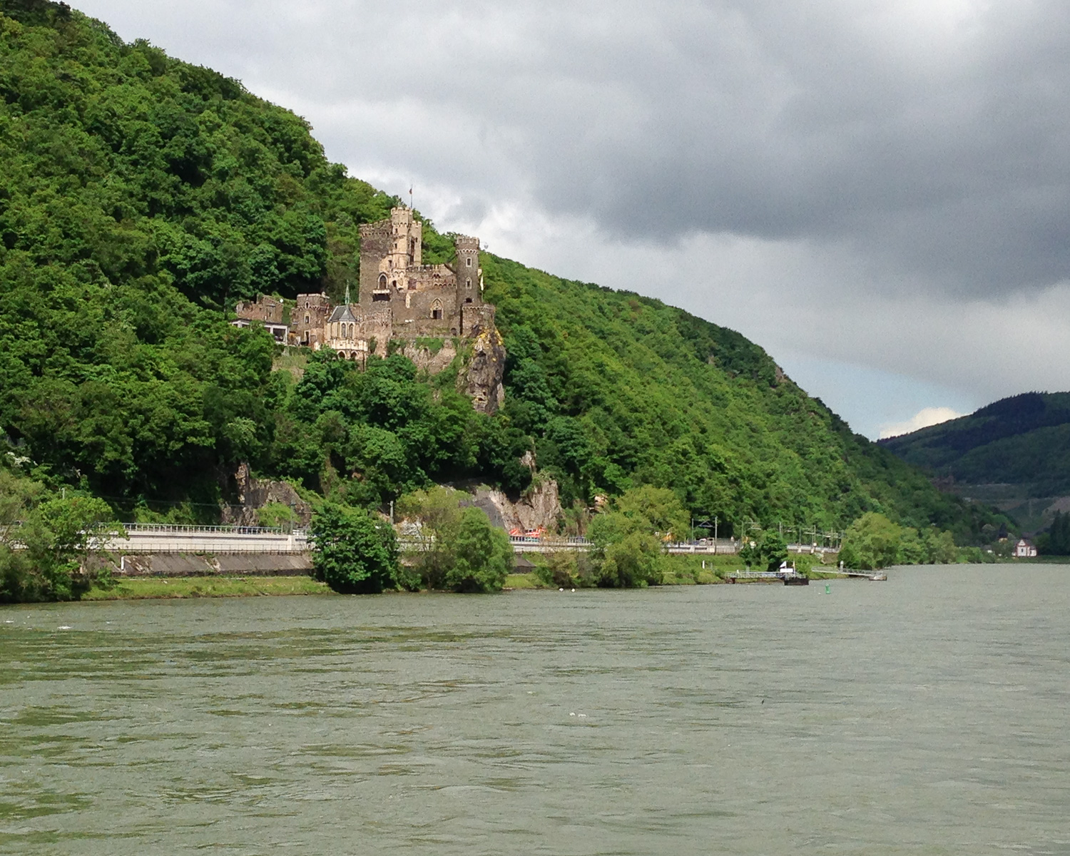 Castles of the Middle Rhine on our Rhine River Cruise Photo Heatheronhertravels.com