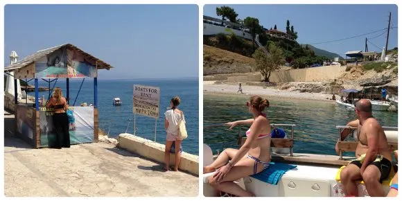Boat trip from Makris Gialos on Zante, Greece Photo: Heatheronhertravels.com