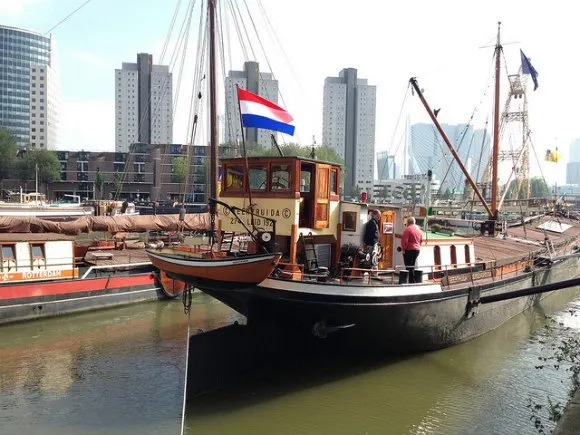 By the Haven Museum in Rotterdam - what to see in Rotterdam in one day Photo: Heatheronhertravels.com