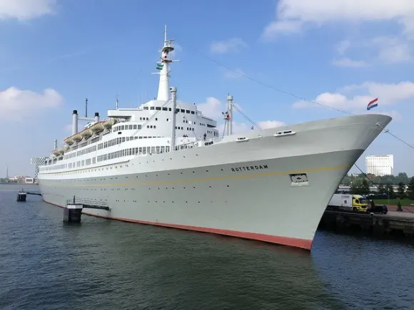 SS Rotterdam seen on our one day in Rotterdam Photo: Heatheronhertravels.com