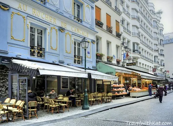 Rue Montorgueil in Paris Photo: TravelwithKat.com