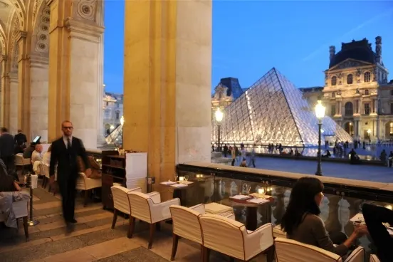 Cafe Marly at the Louvre Photo: beaumarly.com