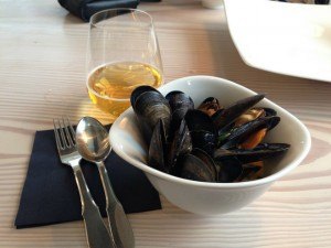 Mussels at Verandah as part of our gastro cruise with Copenhagen Cooking Photo: Heatheronhertravels.com