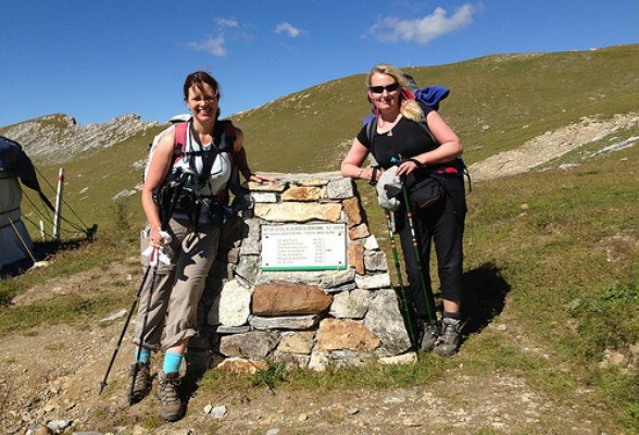 Hiking alps