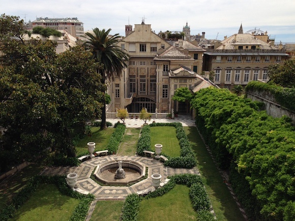 Palazzo Nicolosio Lomellino gardens in Genoa Photo: Heatheronhertravels.com