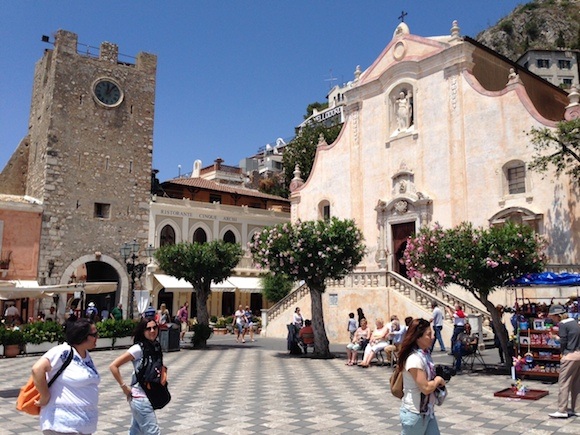 Panorama square in Taormina Photo: Heatheronhertravels.com