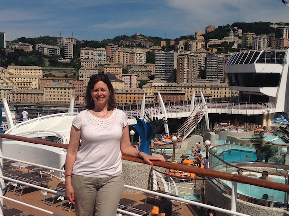 View of Genoa from MSC Splendida Photo: Heatheronhertravels.com