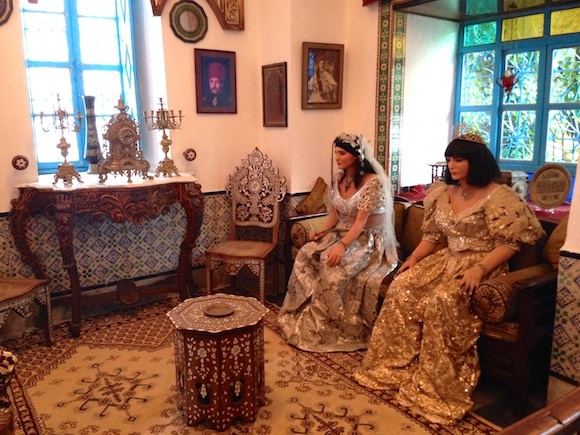 Wedding scene at museum in Sidi Bou Said Photo: Heatheronhertravels.com