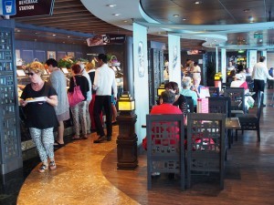 Bora Bora self service Restaurant on MSC Splendida with MSC Cruises