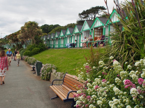 Green Beach huts at Langland Bay, Gower Photo: Heatheronhertravels.com