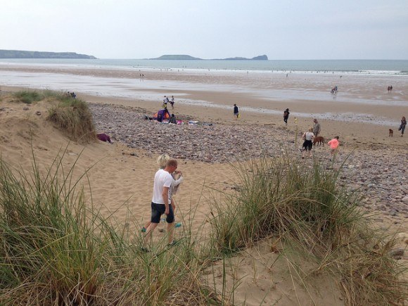 Llangennith Beach on the Gower Peninsula, Wales Photo: Heatheronhertravels.com