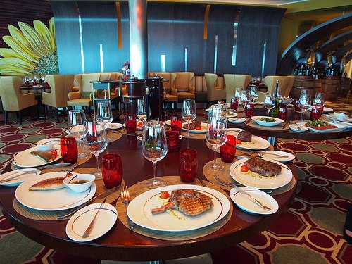 Tuscan Grille restaurant on Celebrity Eclipse Photo: Heatheronhertravels.com