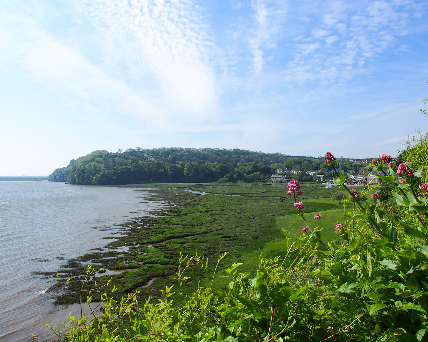 Estuary at Laugharne in Carmarthenshire Photo Heatheronhertravels.com