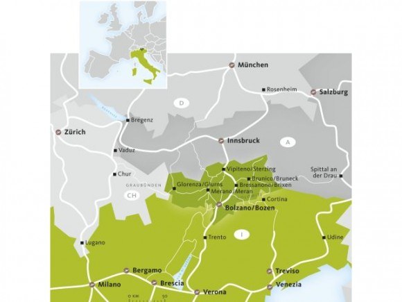 South Tyrol Map