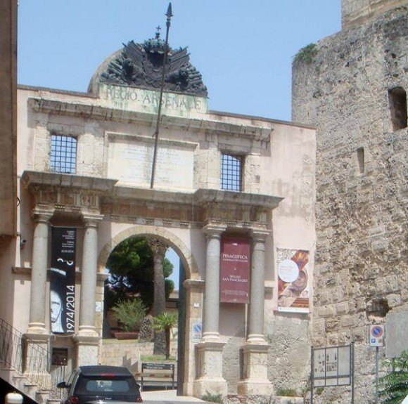 Entrance to Museum area in Cagliari