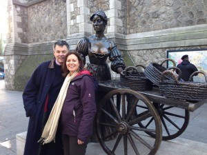 Molly Mallone Statue in Dublin