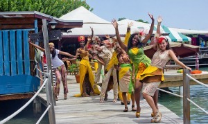 Grenadian fashion at the Grenada Chocolate Festival