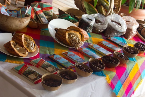 Chocolate tasting at the Grenada Chocolate festival