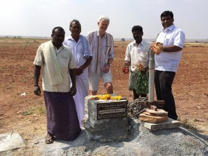 Visiting Bore Wells near Nadikotkur, India Photo: Heatheronhertravels.com