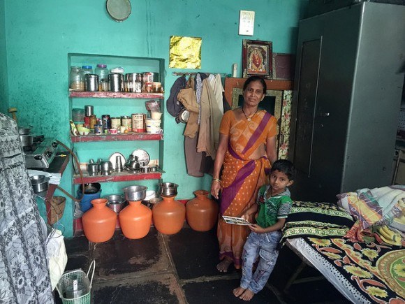 Visiting Fatima in her home in Ananthapur, India Photo: Heatheronhertravels.com