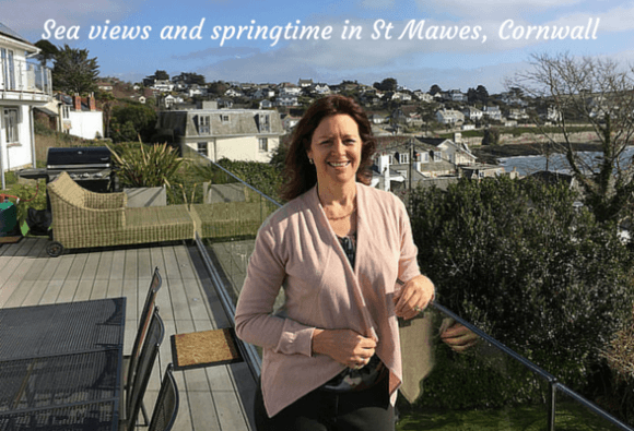 Sea Views and springtime in St Mawes, Cornwall