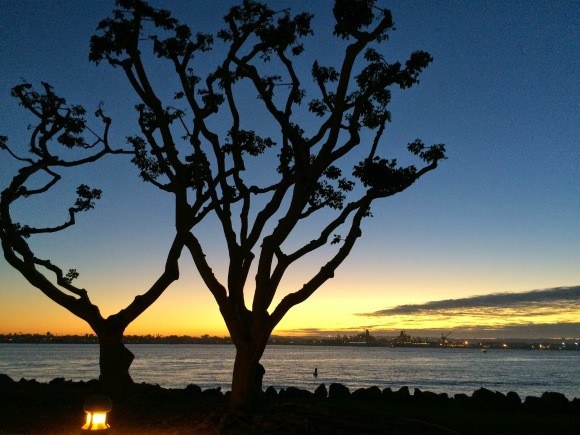 Sunset over San Diego