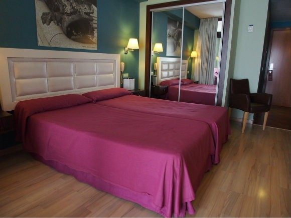 Bedroom at the Evenia Olympic Palace Hotel, Lloret de Mar Photo: Heatheronhertravels.com