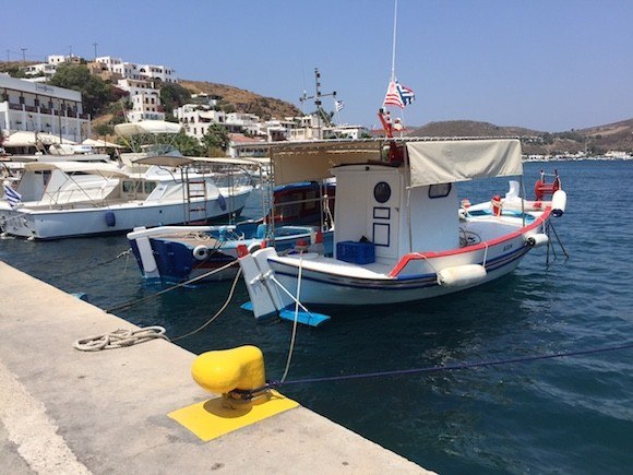 Boats in the Harbour of Patmos, Greece Photo: Heatheronhertravels.com