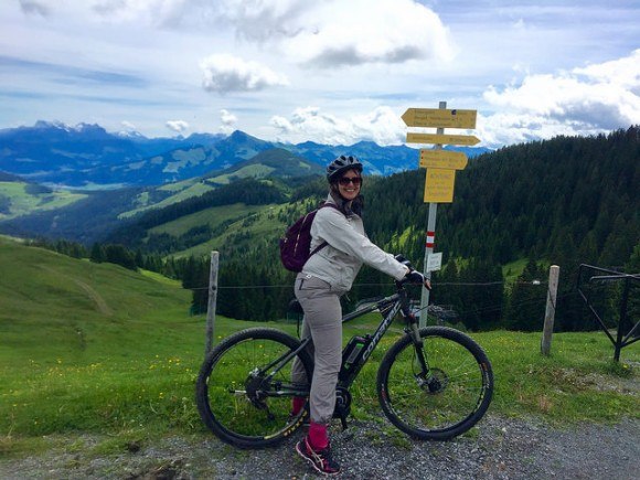 Mountian Biking in Wilder Kaiser as part of Alpine Sports Week Photo: Heatheronhertravels.com