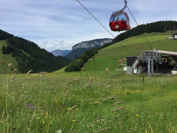 Cable Car in Wilder Kaiser, Austria Photo: Heatheronhertravels.com