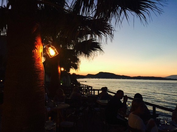 Sunset at Anadalis Restaurant, Zakynthos Photo: Heatheronhertravels.com