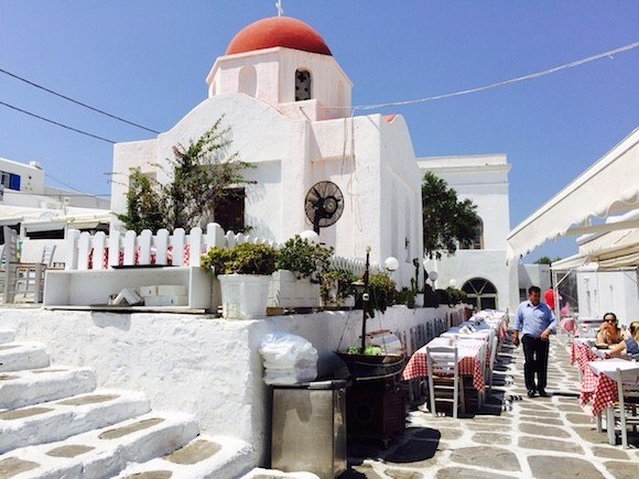 Church in Mykonos, Greece Photo: Heatheronhertravels.com