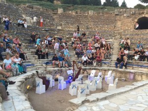 Concert in the Odeon at Ephesus, Turkey Photo: Heatheronhertravels.com