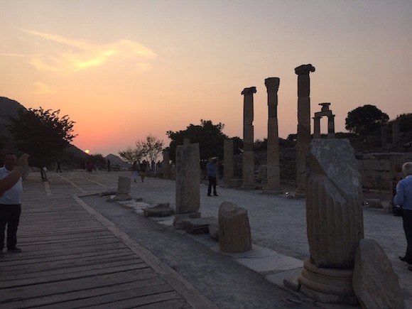 Sunset at Ephesus, Turkey