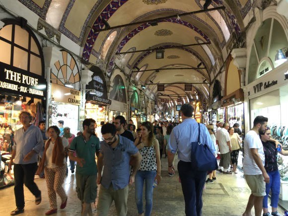 The Grand Bazaar in Istanbul Photo: Heatheronhertravels.com