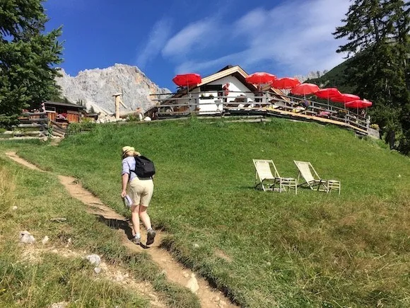 Walking to Wettersteinhutte in the Gaistal Valley, Tirol, Austria Photo: Heatheronhertravels.com