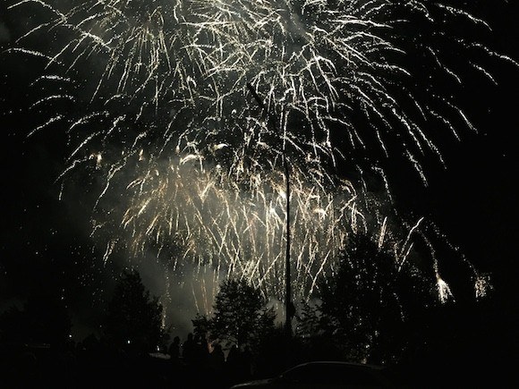 Firework Display at the Grevenmacher Wine Festival Photo: Heatheronhertravels.com