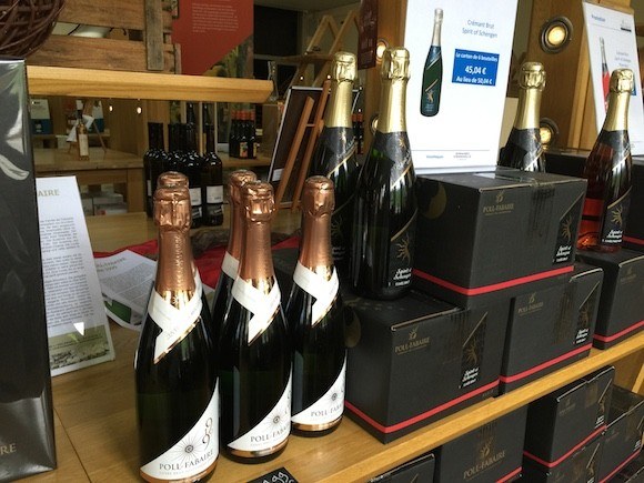 Cremant Sparkling Wine in the Moselle Region of Luxembourg Photo: Heatheronhertravels.com