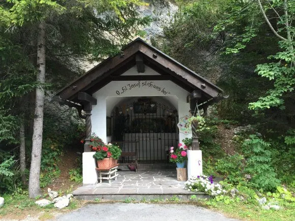 St Joseph's shrine in the Gaistal Valley Photo: Heatheronhertravels.com