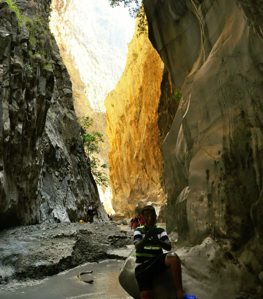 In the Saklikent Gorge Turkey Photo: Reka Kaponay